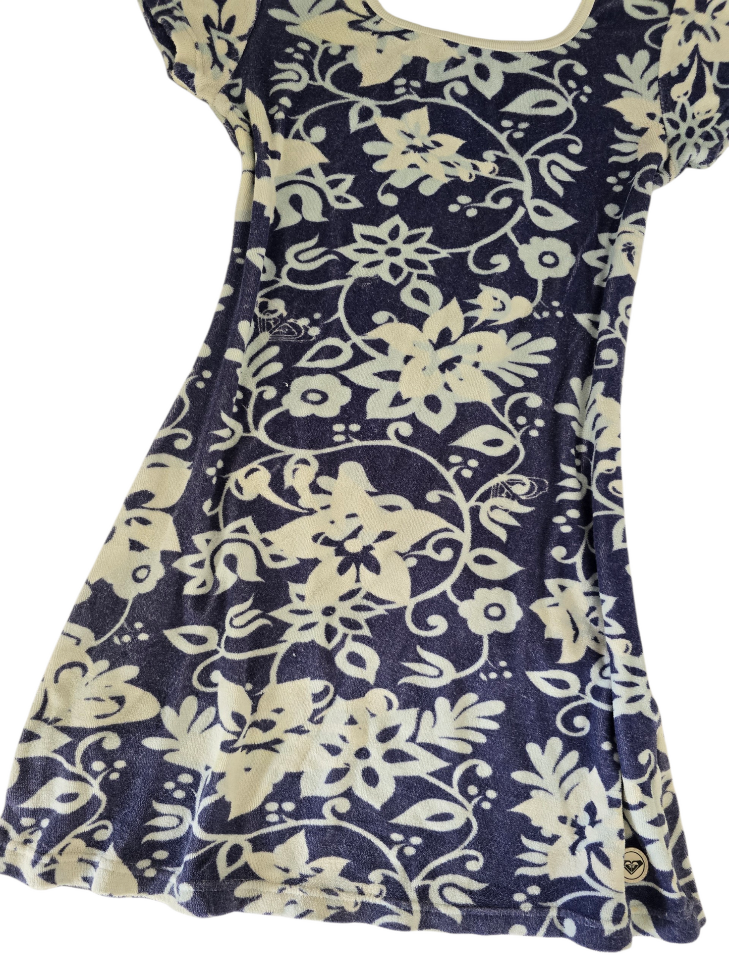 90s vintage surfwear flowers dress