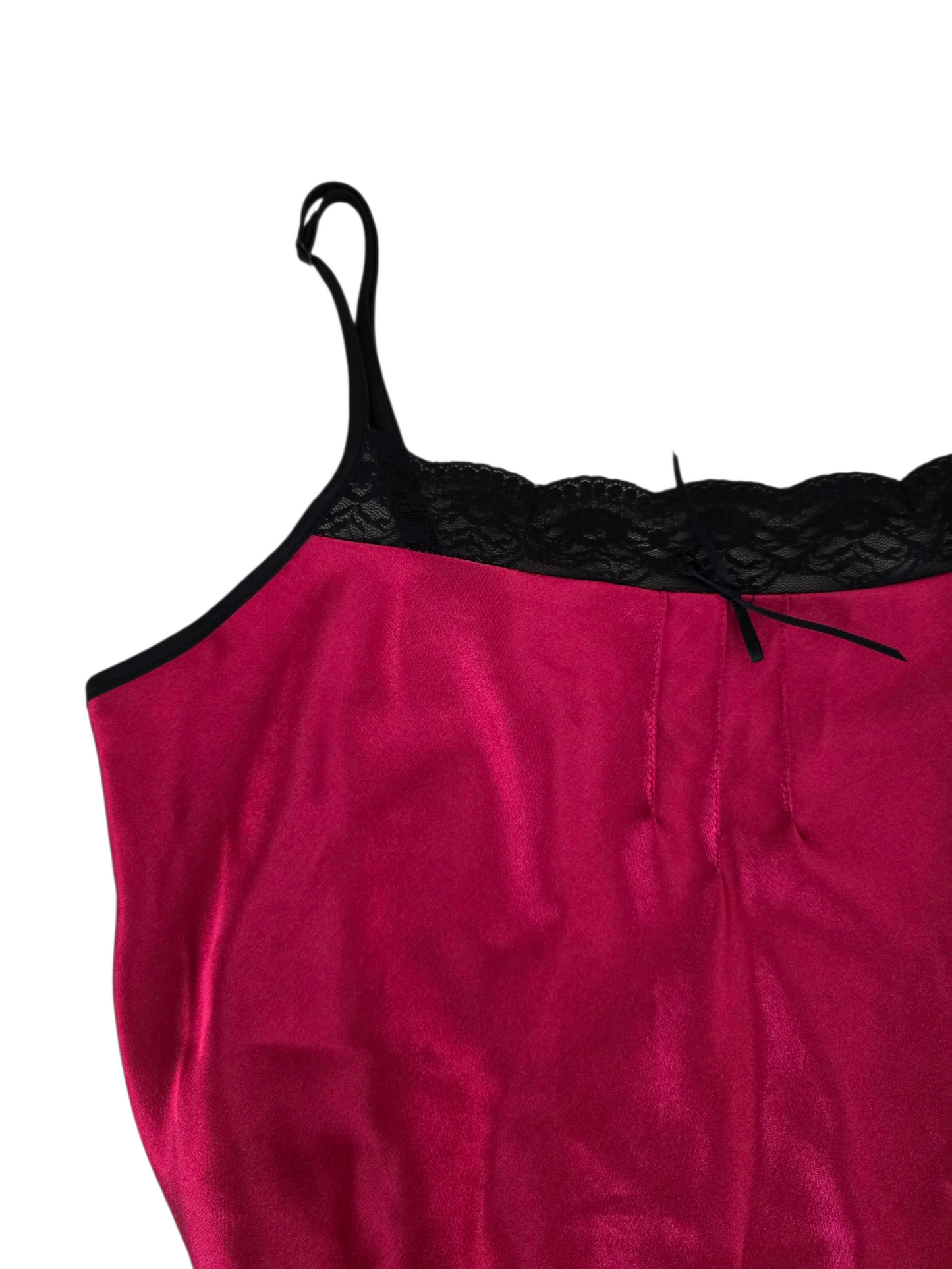 90s vintage whimsigoth satin cami top