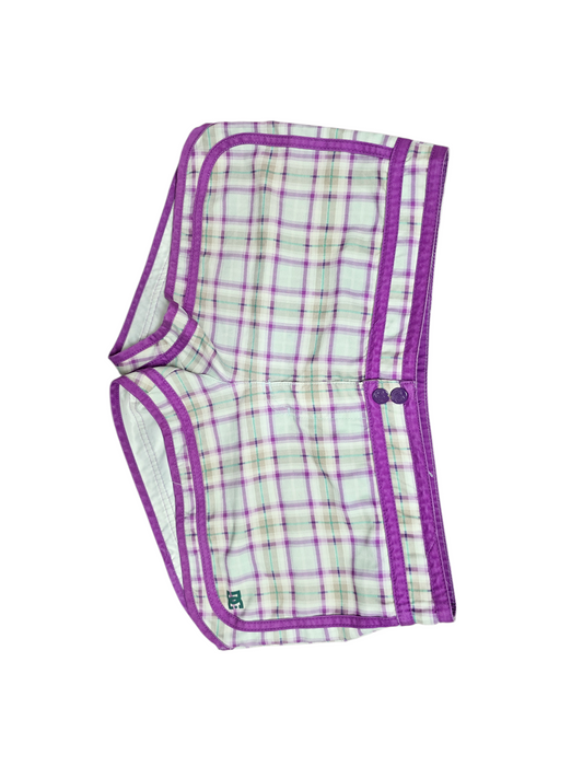 2008 vintage DC swag low waist plaid short - zimfriperie