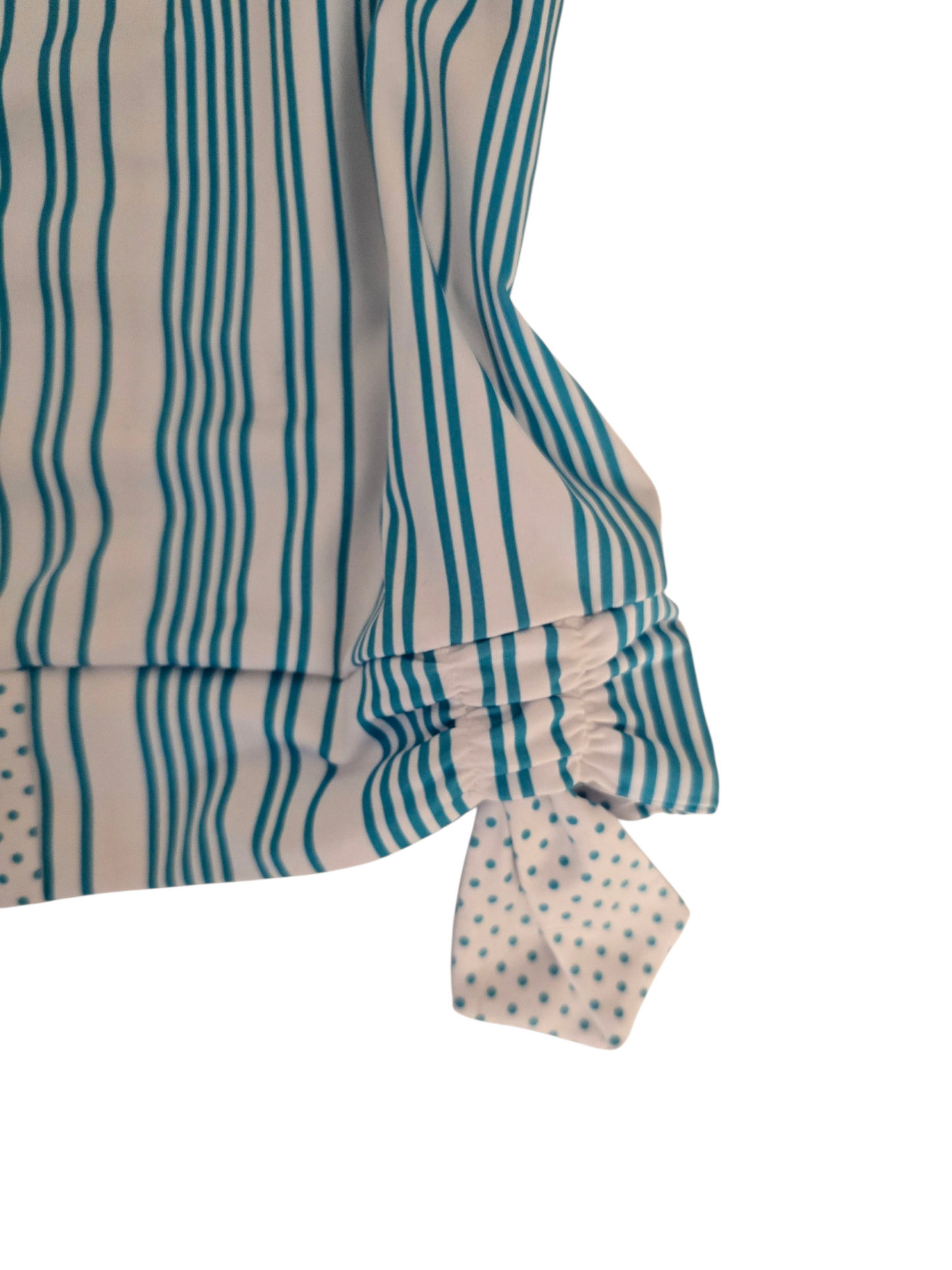 2000s vintage coquette backless striped and polka dots top - zimfriperie