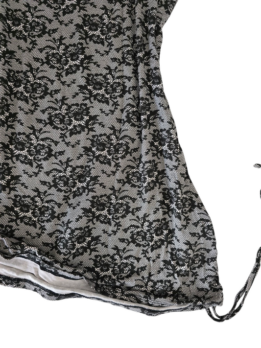 00s vintage dark coquette dress