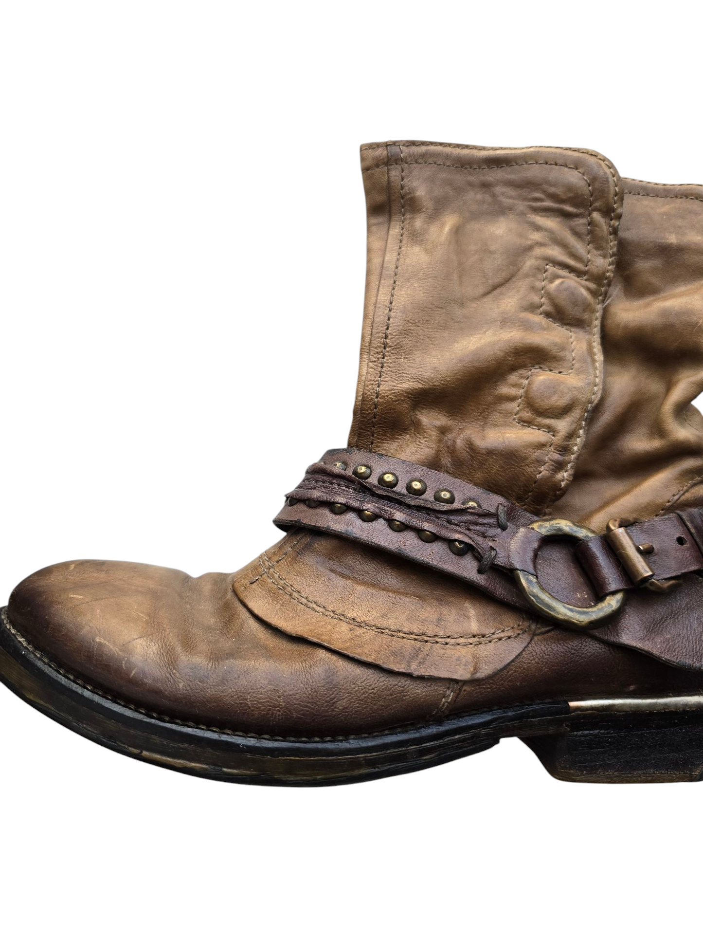 Y2k vintage biker boots