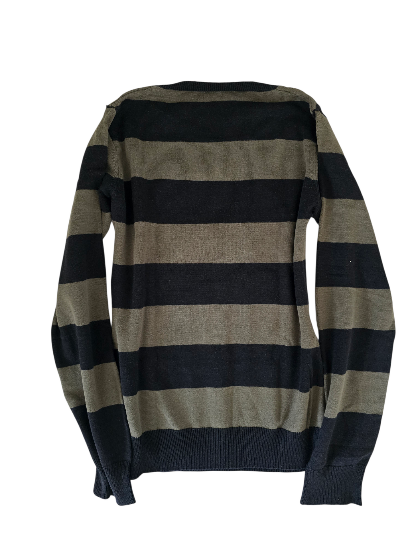 2000s vintage striped indie sleaze officier sweater