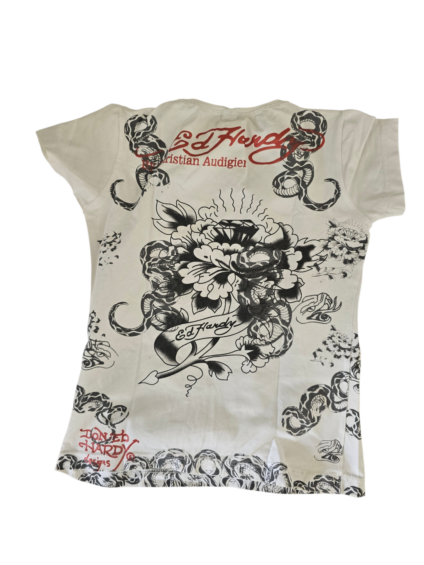 2000s vintage Ed Hardy tshirt