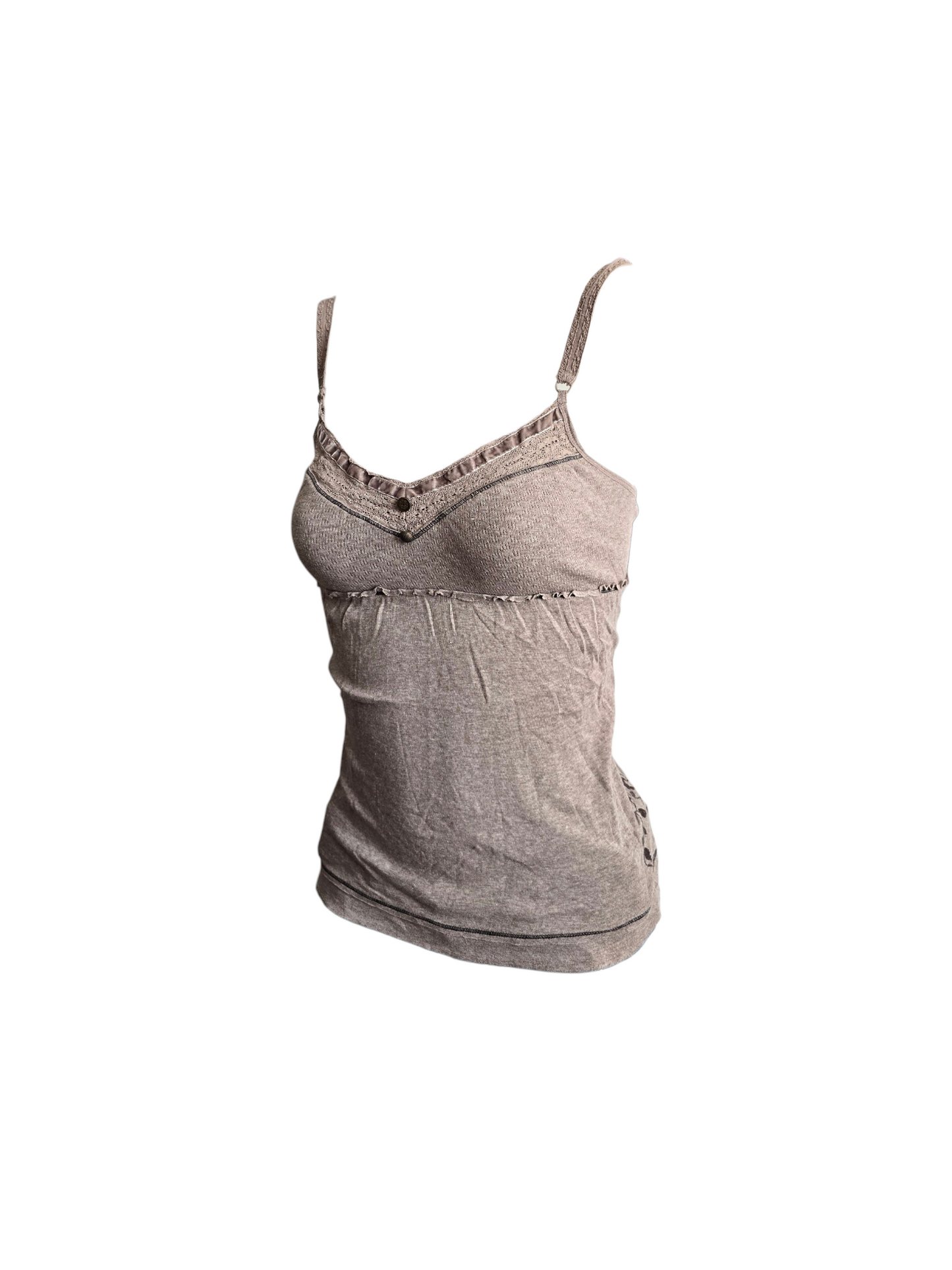 2000s vintage whimsical babydoll top