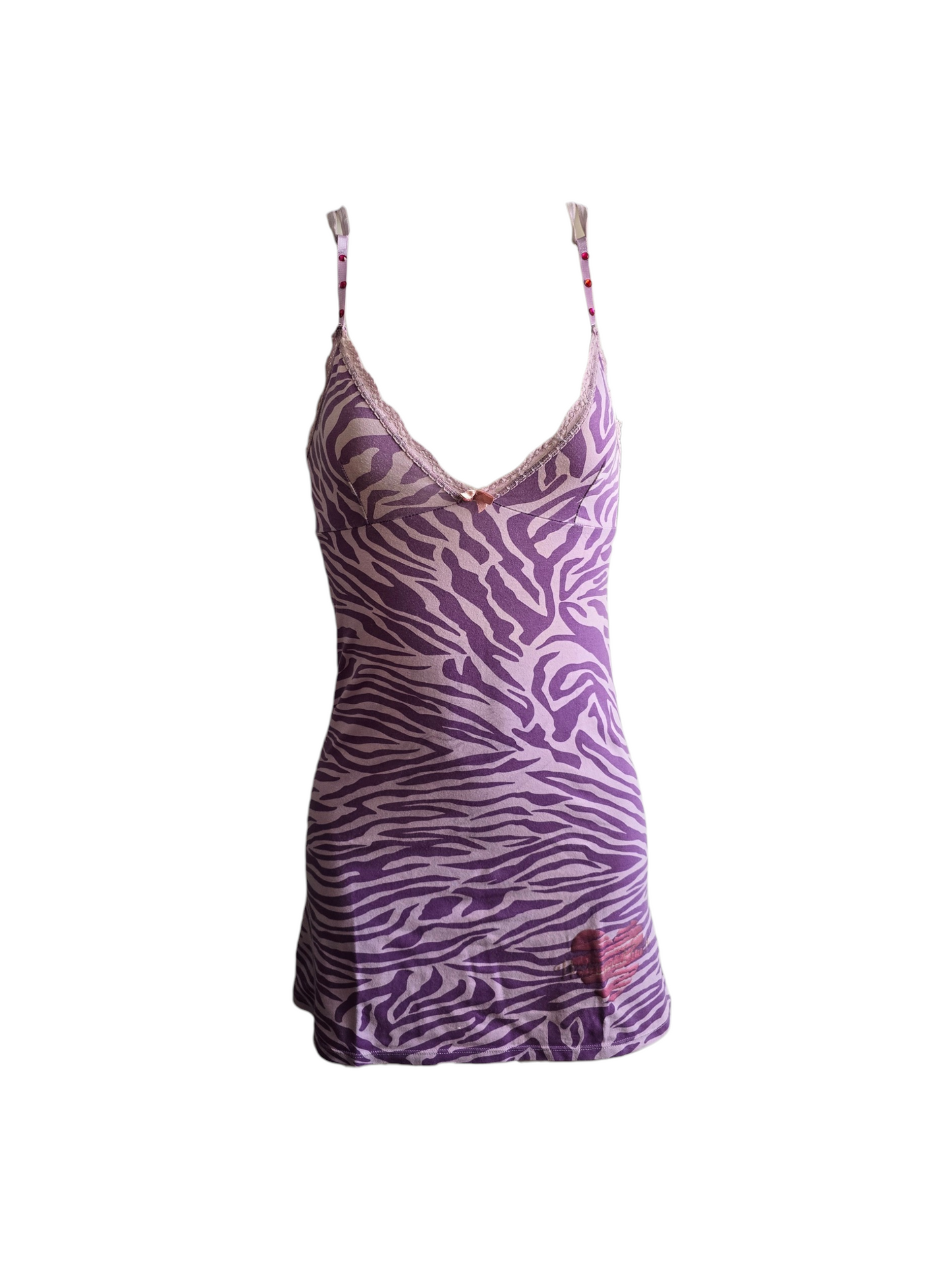 2000s vintage leopard purple scene top - zimfriperie