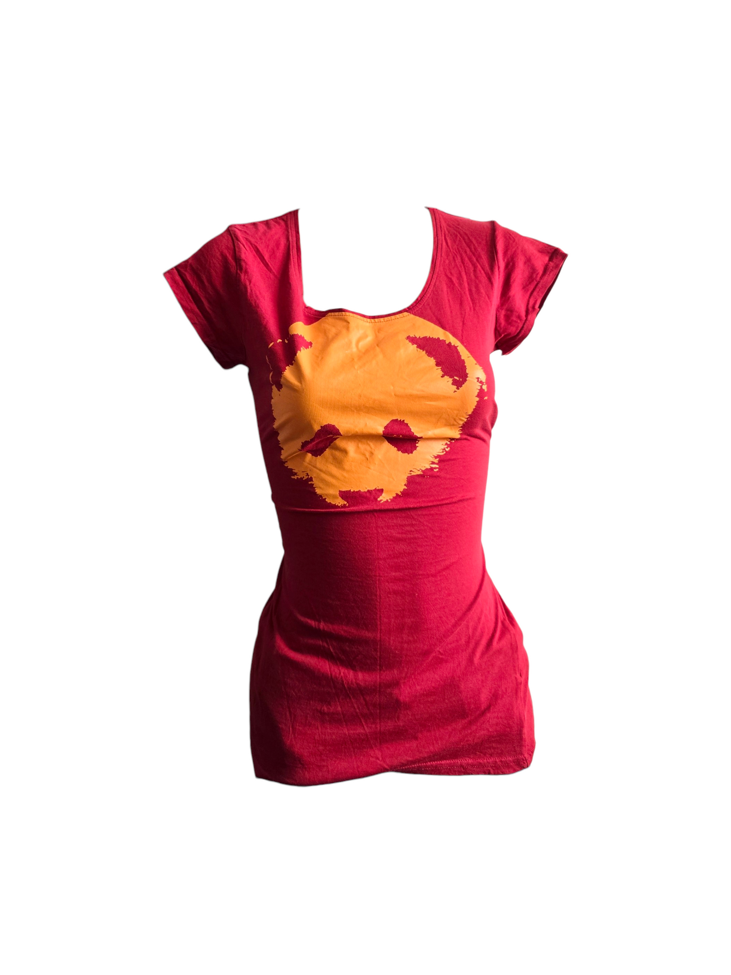 2000s vintage indie sleaze printed red tshirt - zimfriperie