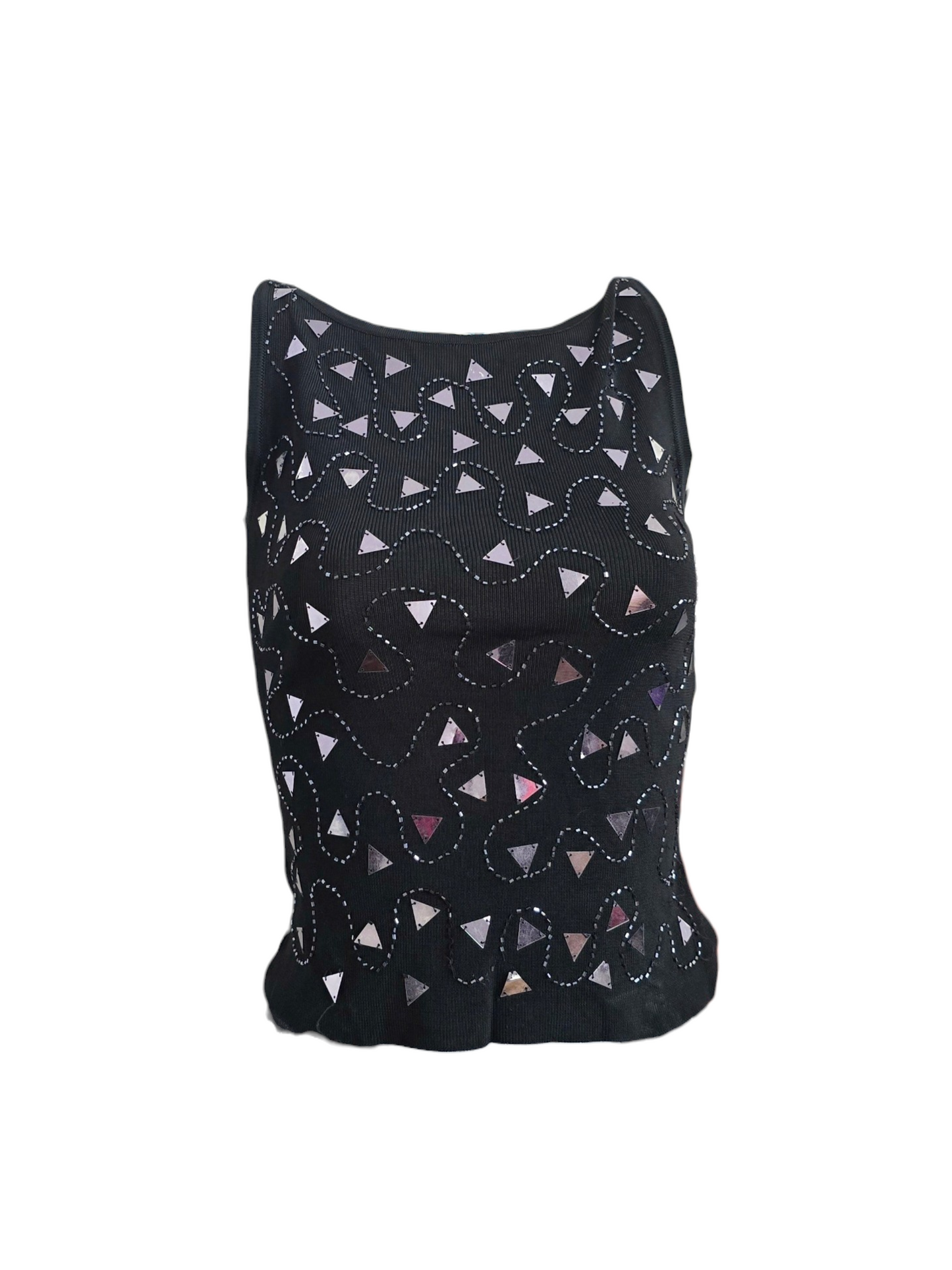 2000s vintage fairy beaded and sequined top - zimfriperie