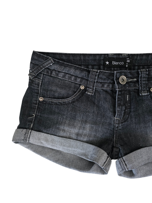 2000s vintage low waist denim short
