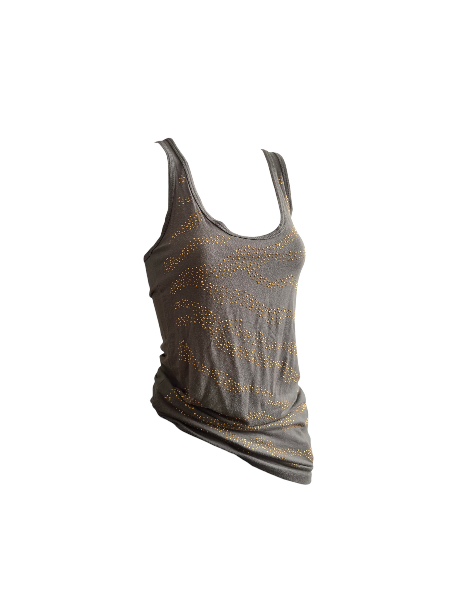 2000s vintage indie sleaze studded top - zimfriperie