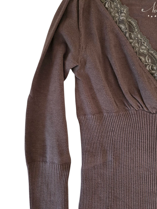 00s vintage coquette downtown sweater