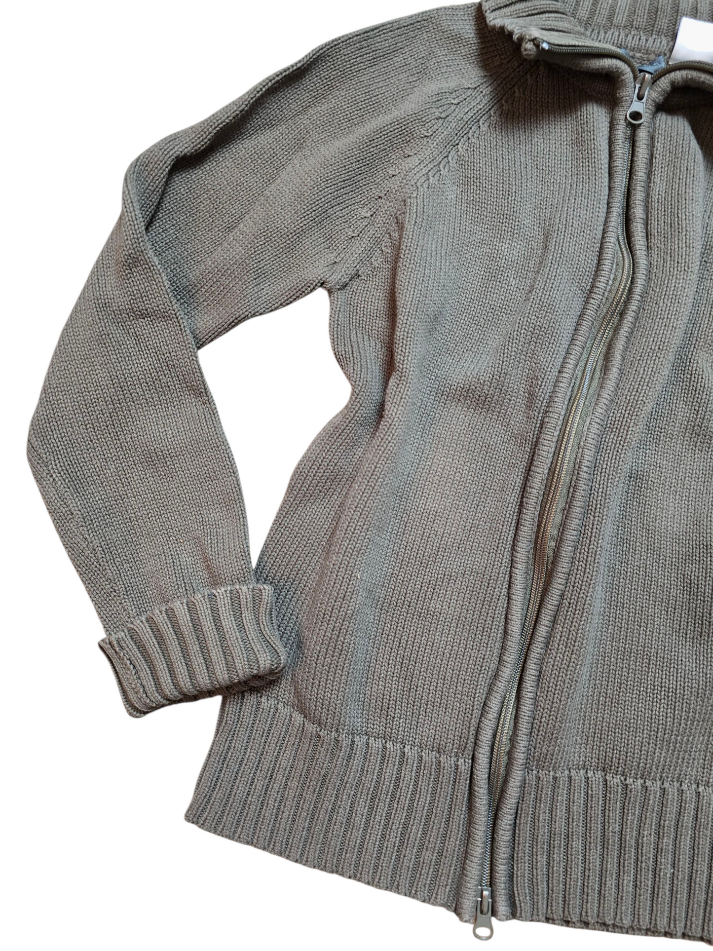 00s vintage fitted zip sweater