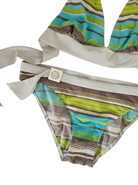2000s striped bikini