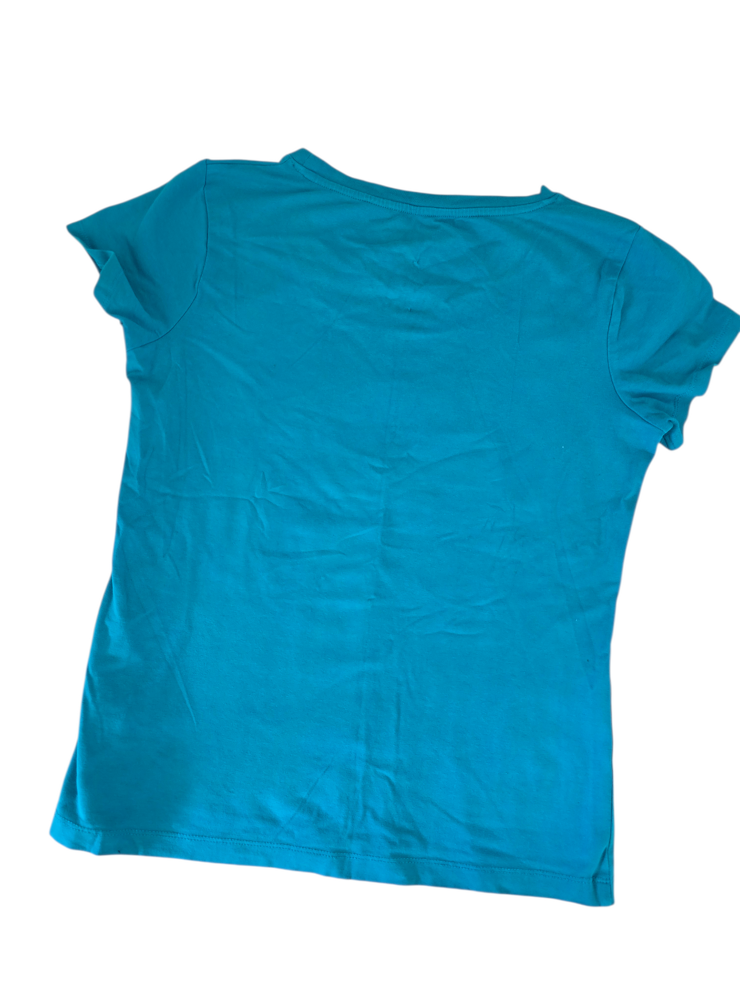 2000s vintage scene emo blue printed cookie monster tshirt