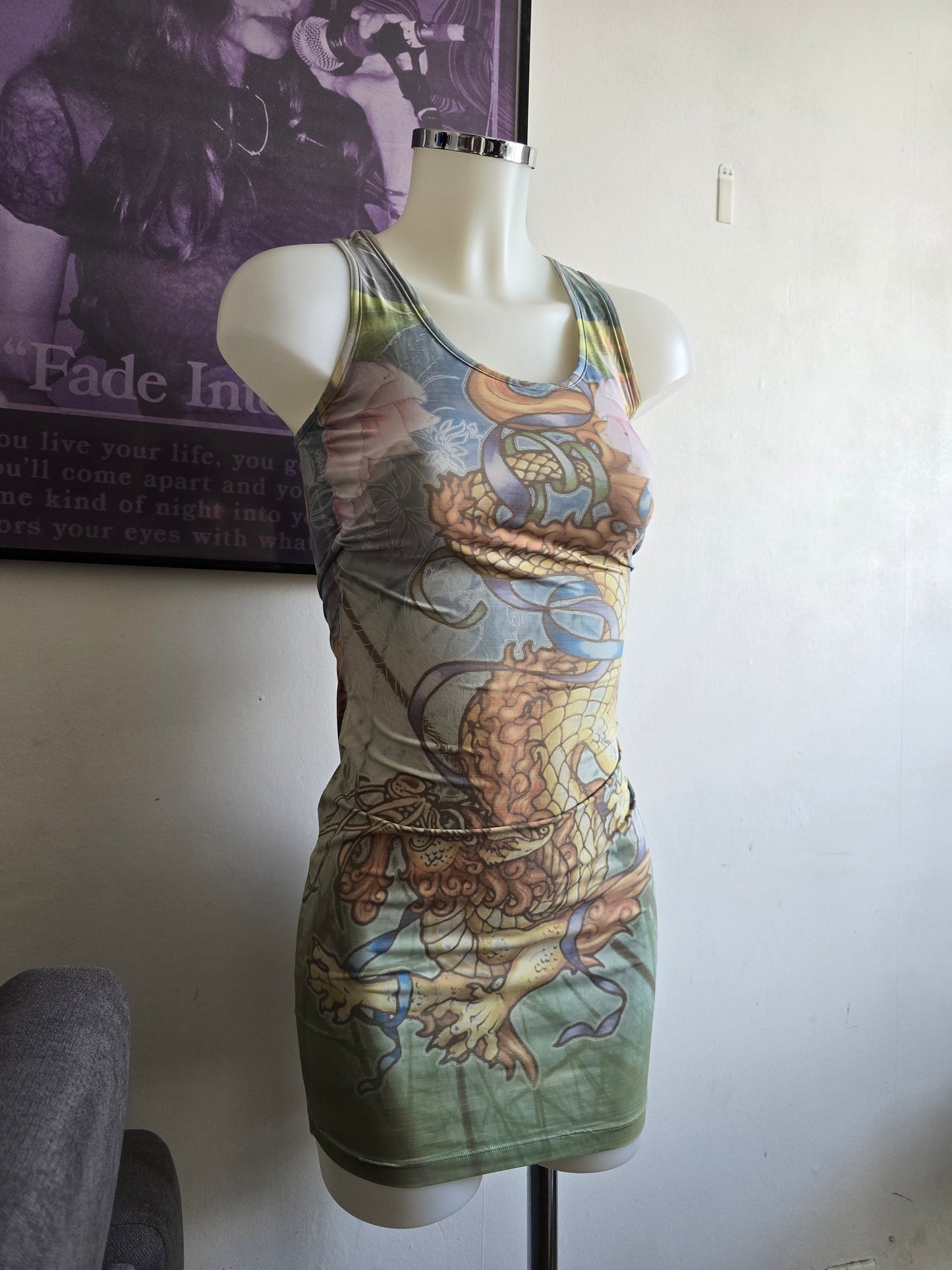 2000s vintage fitted bro hoe dress