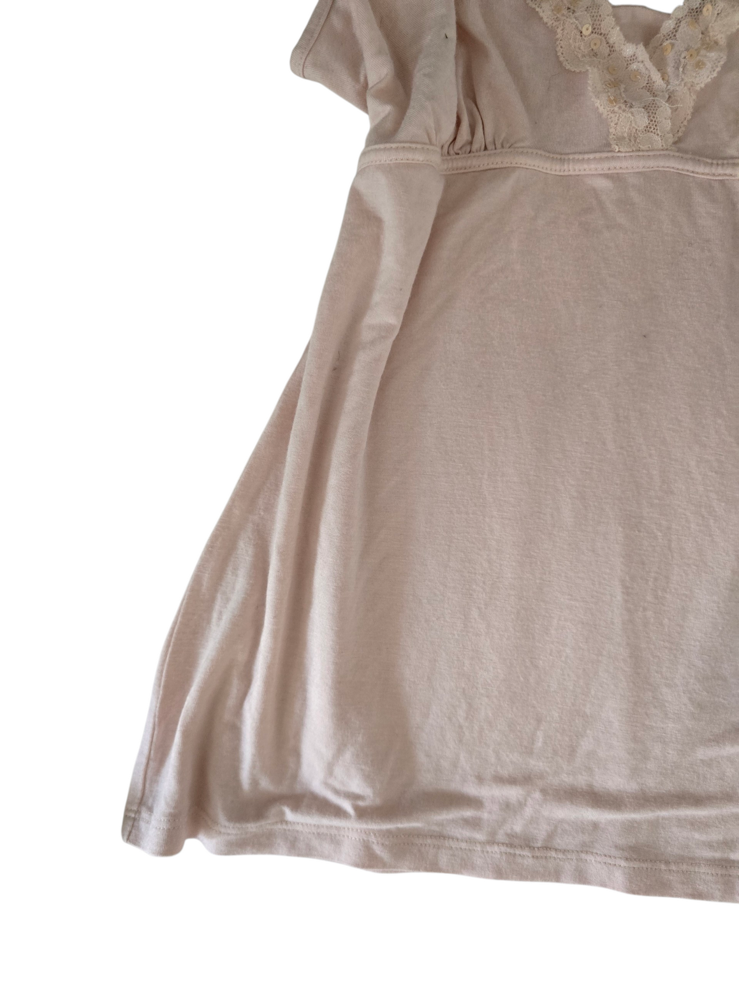 2000s vintage coquette babydoll pink top - zimfriperie