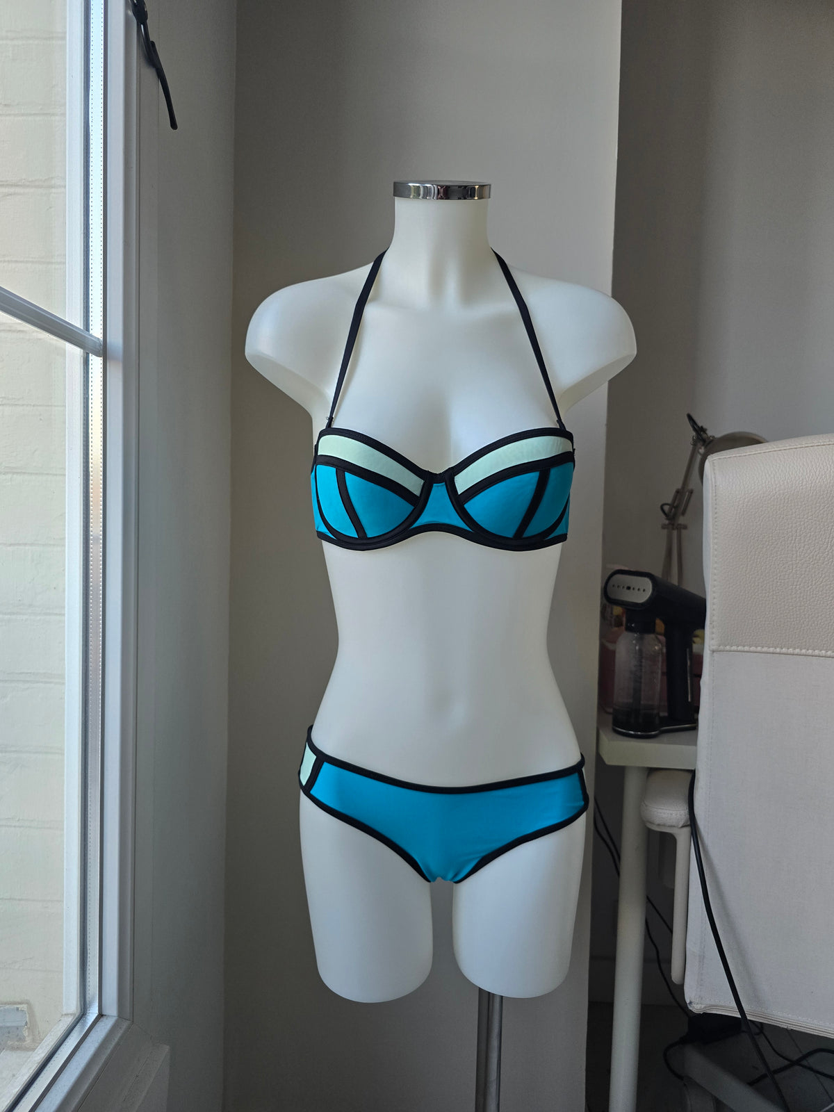 2010s swag bandage geometric bikini