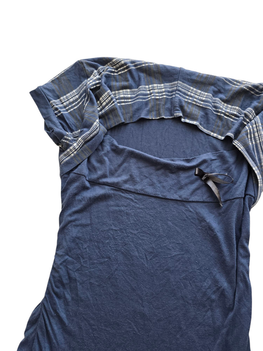 Y2k vintage coquettish plaid bloomer dress