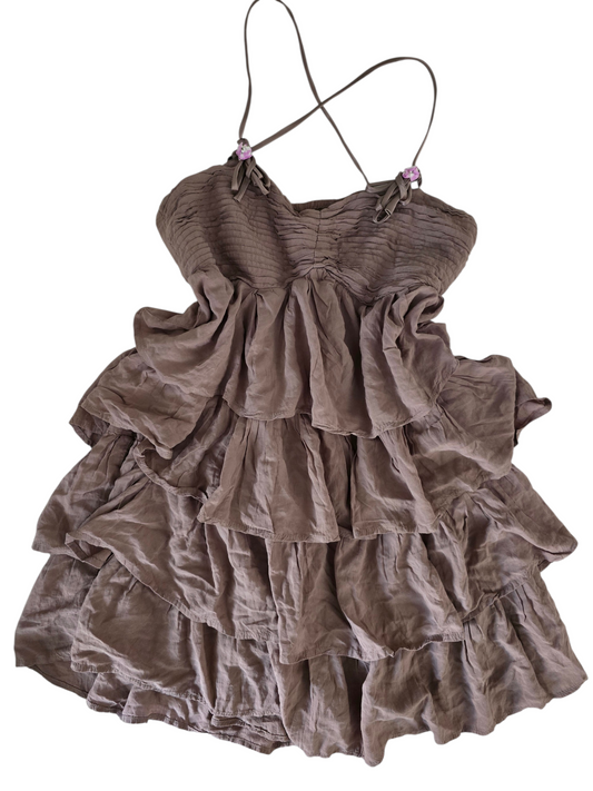 2000s vintage fairy doll ruffle dress - zimfriperie
