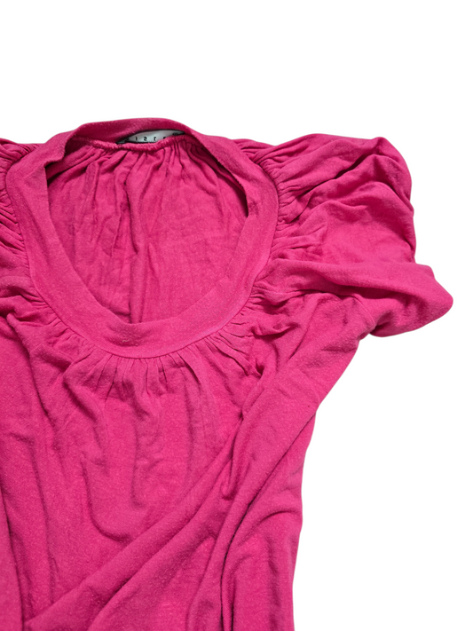00s vintage pink slouchy top