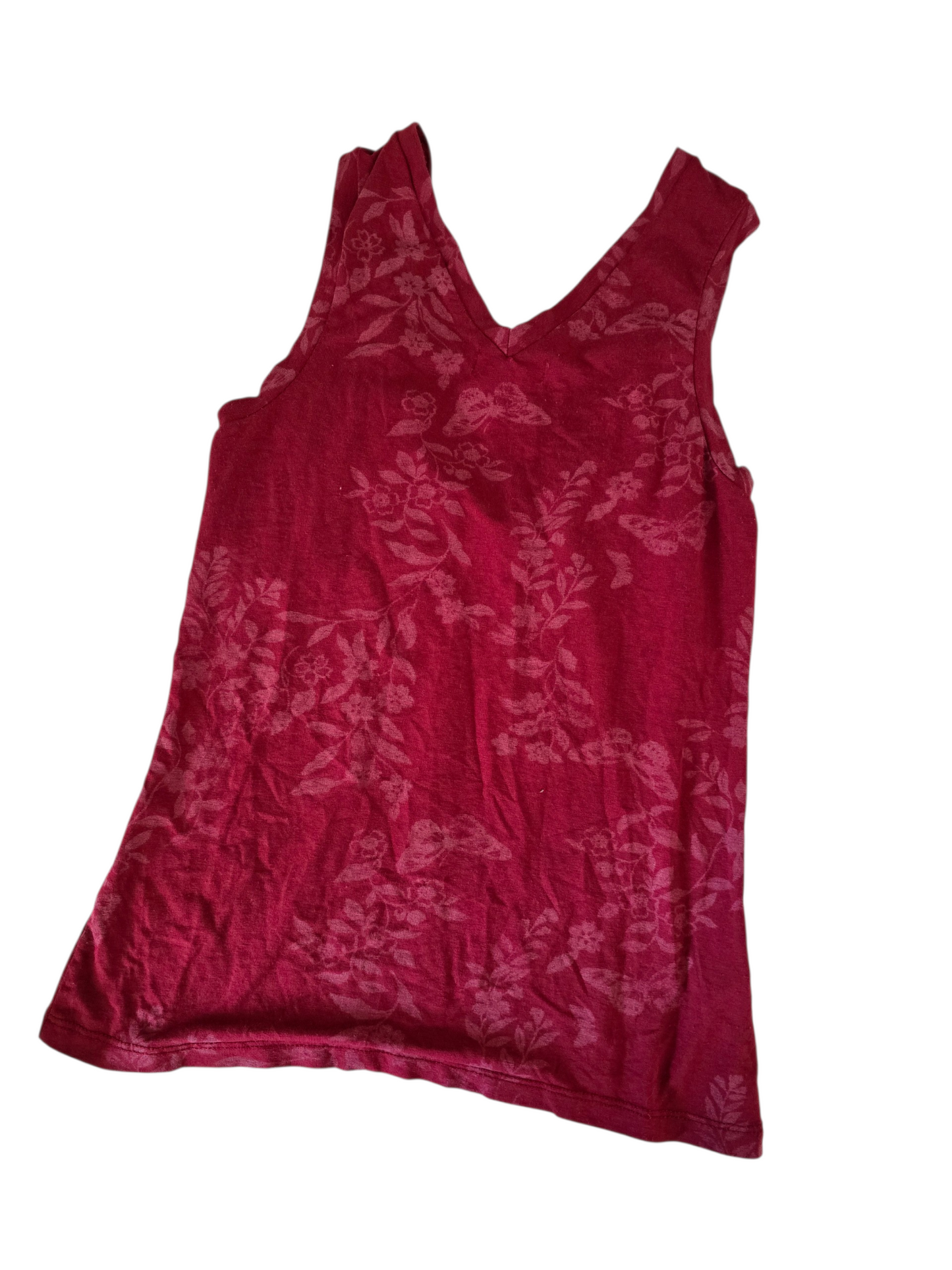 2000s vintage fairy printed floral babydoll top