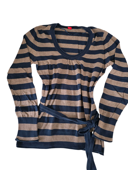 Y2k vintage striped softgrunge sweater