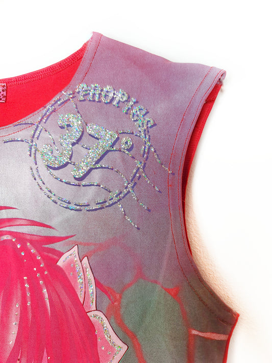 Top imprimé vintage manga - zimfriperie