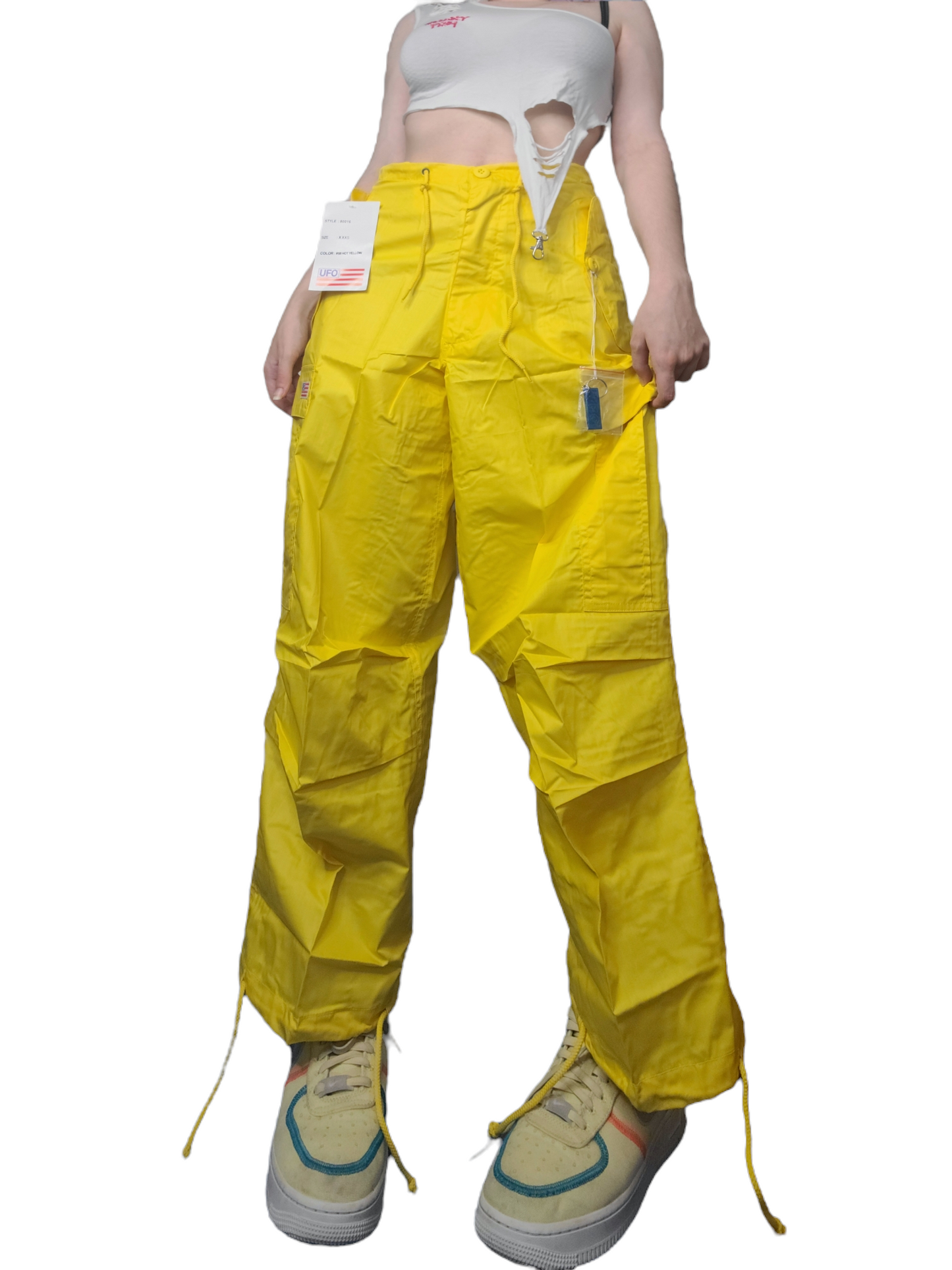 Vintage Yellow Parachute Cargo