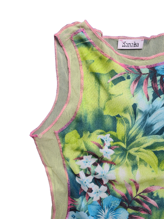 Tank top y2k mesh indie style