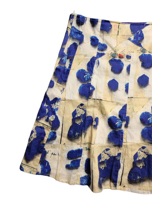 Vintage skirt printed Klein archive