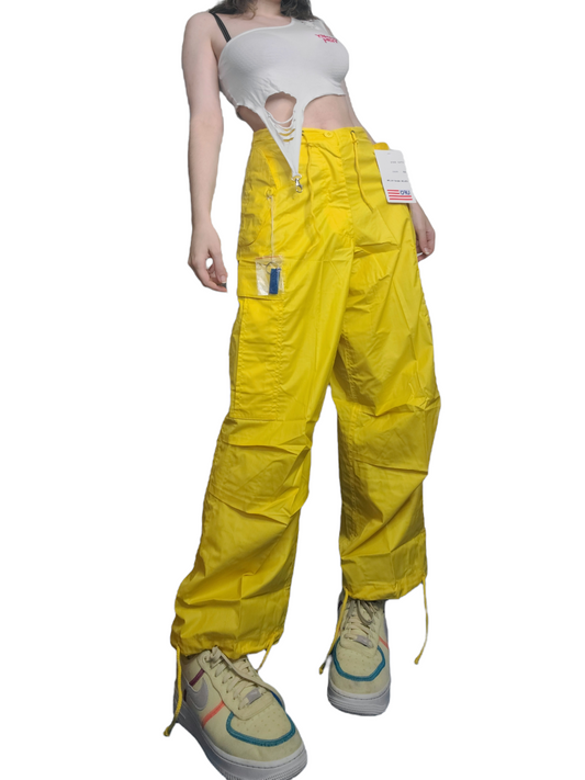 Vintage Yellow Parachute Cargo