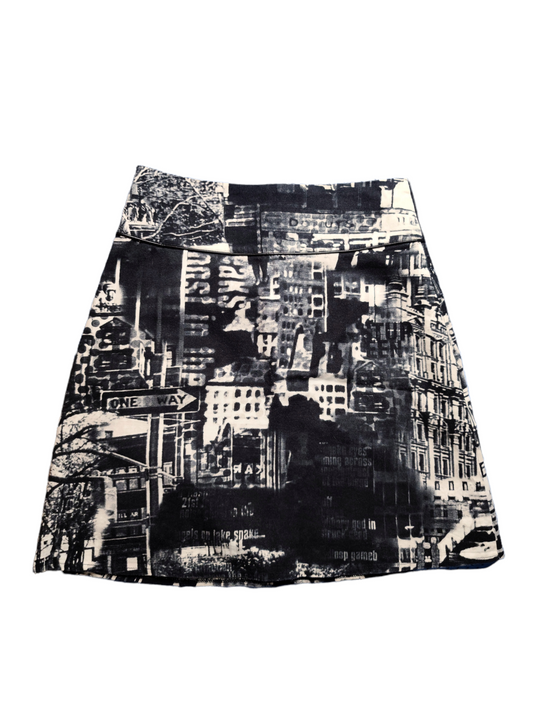 Vintage archive graphic skirt