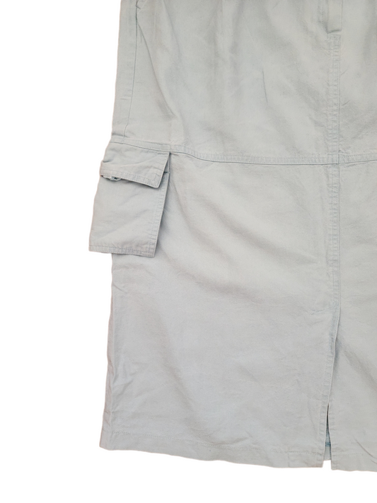 Linen gorpcore skirt