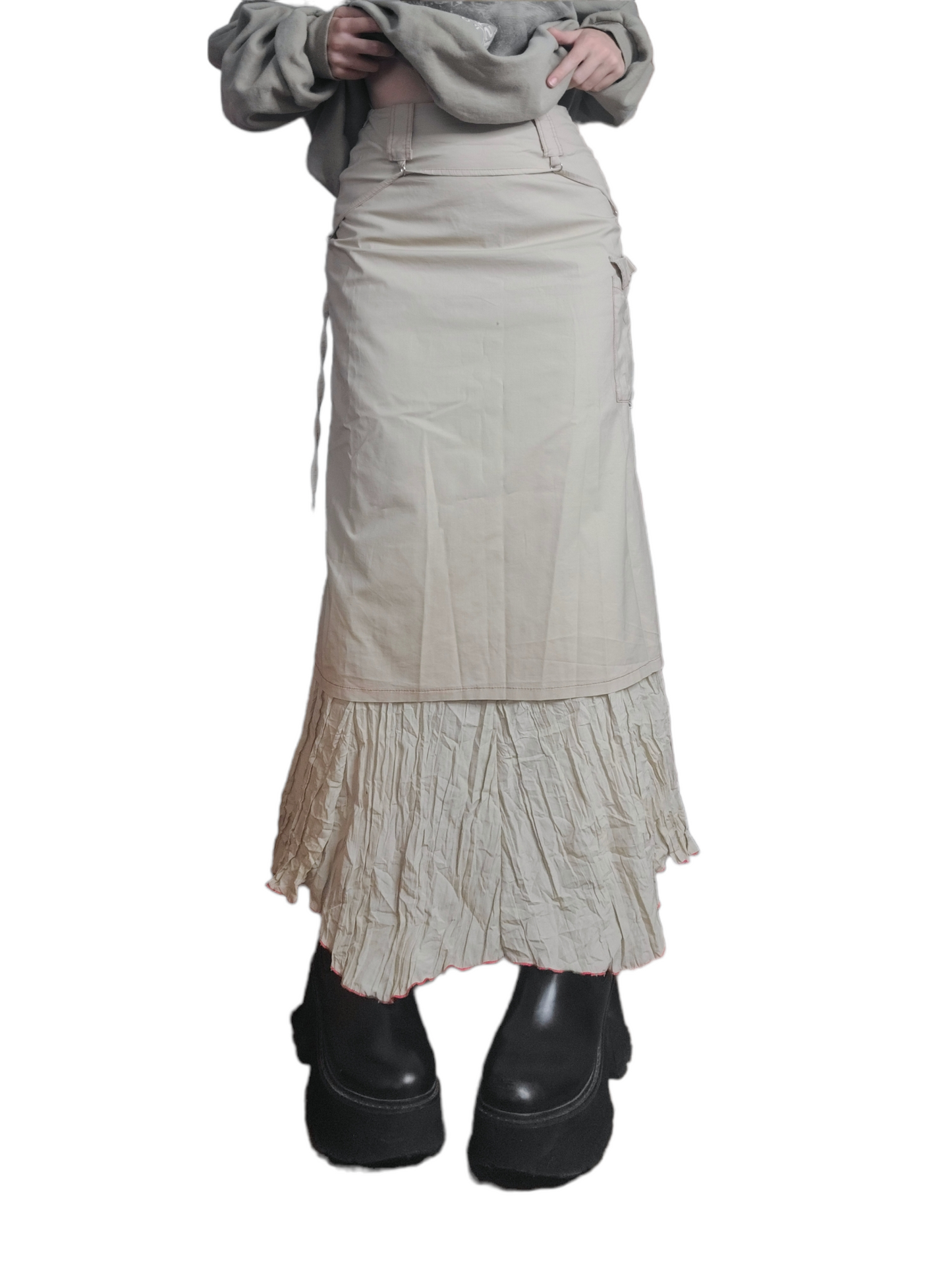 Maxi skirt gorpcore harajuku