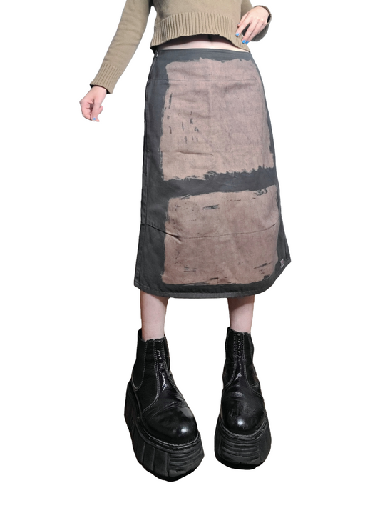 Diesel archive printed skirt