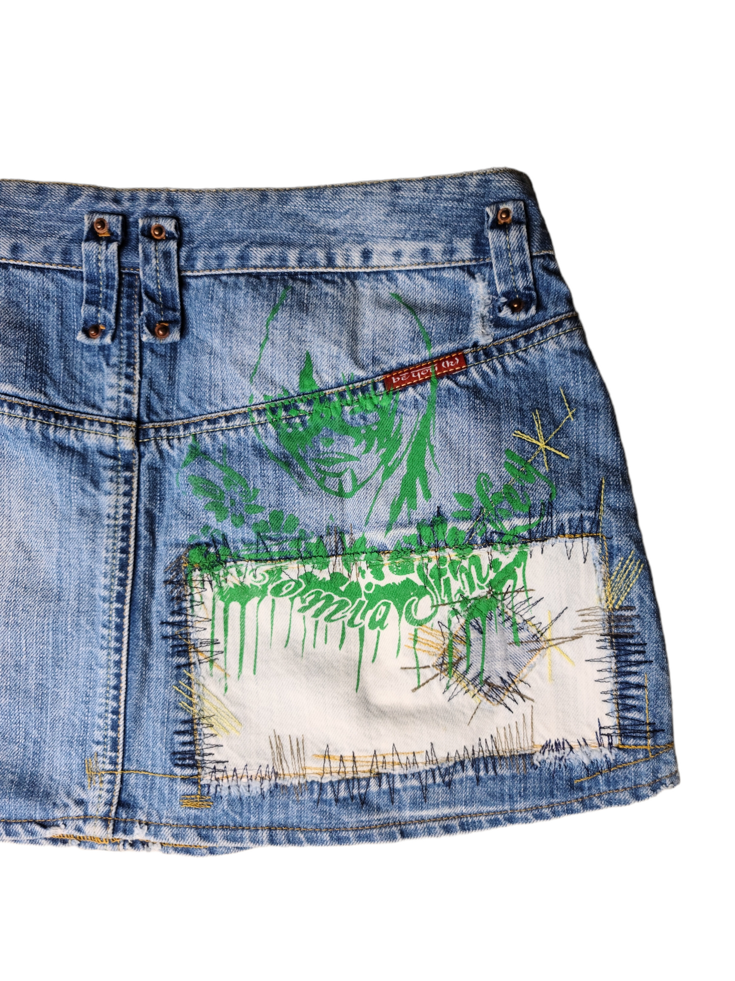 Mini jupe cybery2k printed