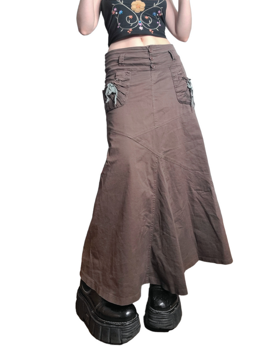 Long fairygrunge cargo skirt
