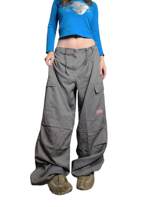 Grey parachute cargo