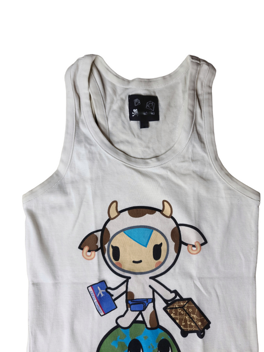 Printed y2k kidcore top