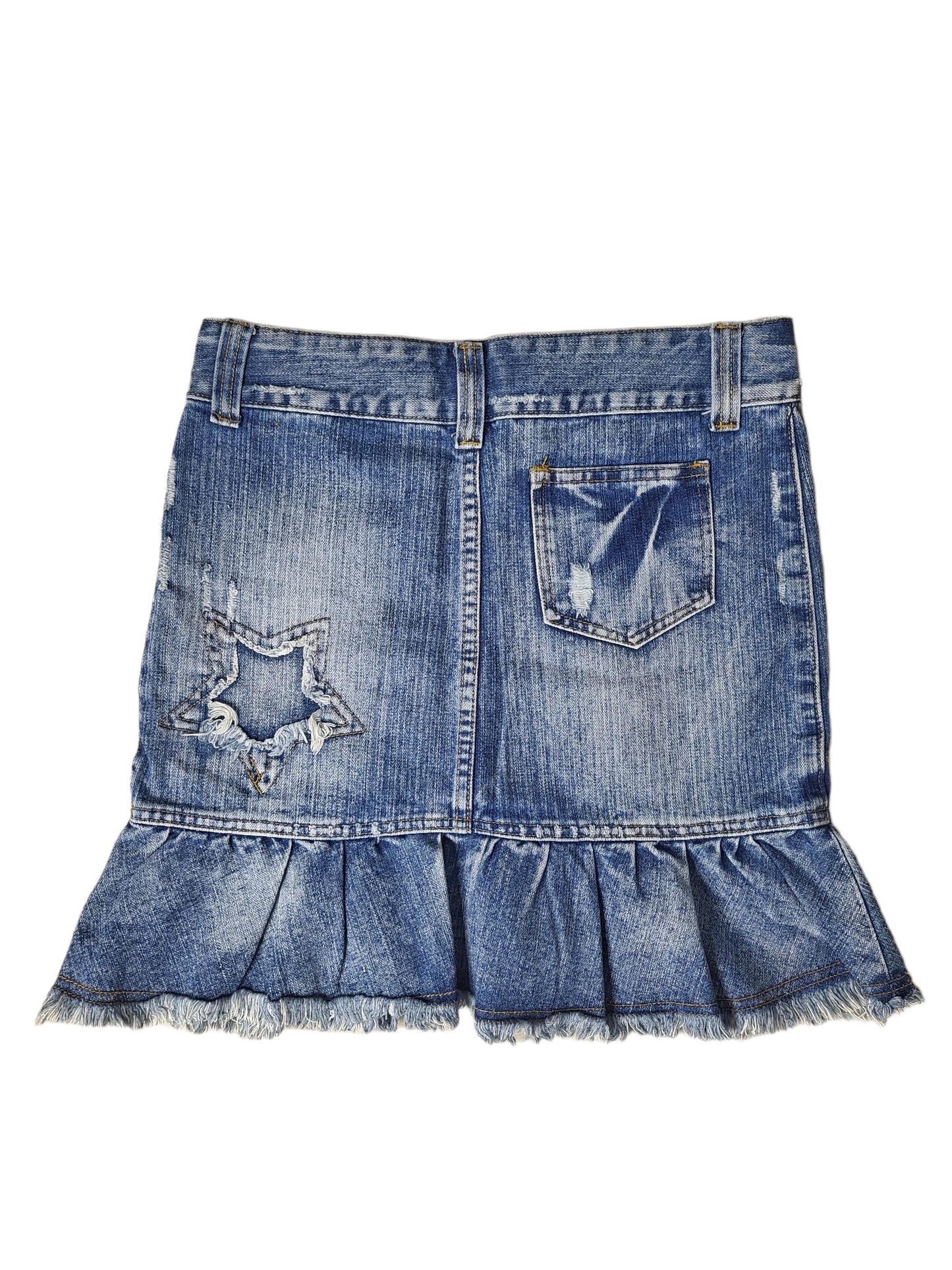 Jupe jean cybergrunge étoiles