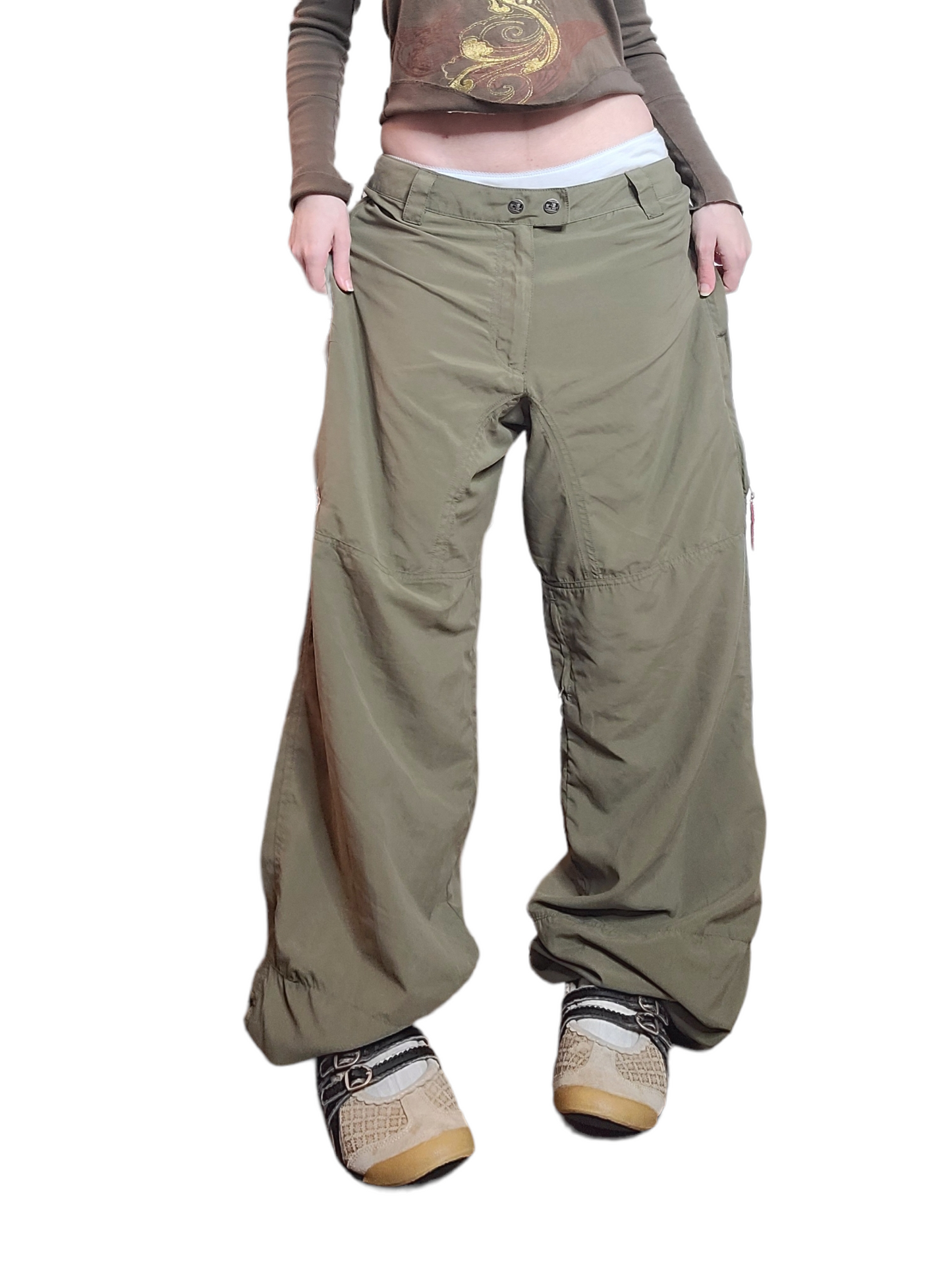 Cargo sportswear parachute khaki