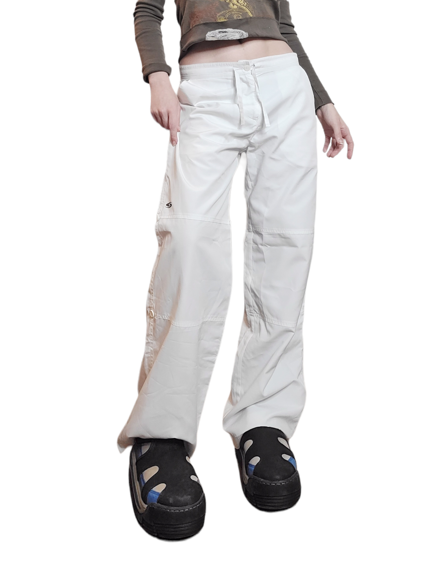 90s white parachute cargo