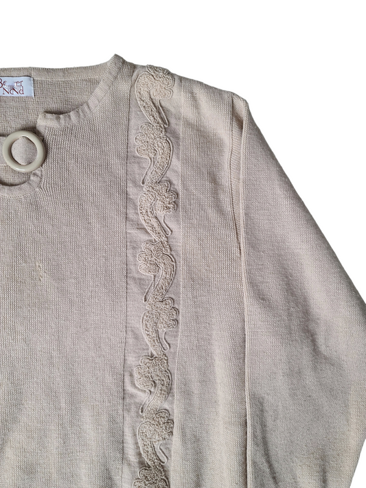 Vintage preppy cottagecore sweater