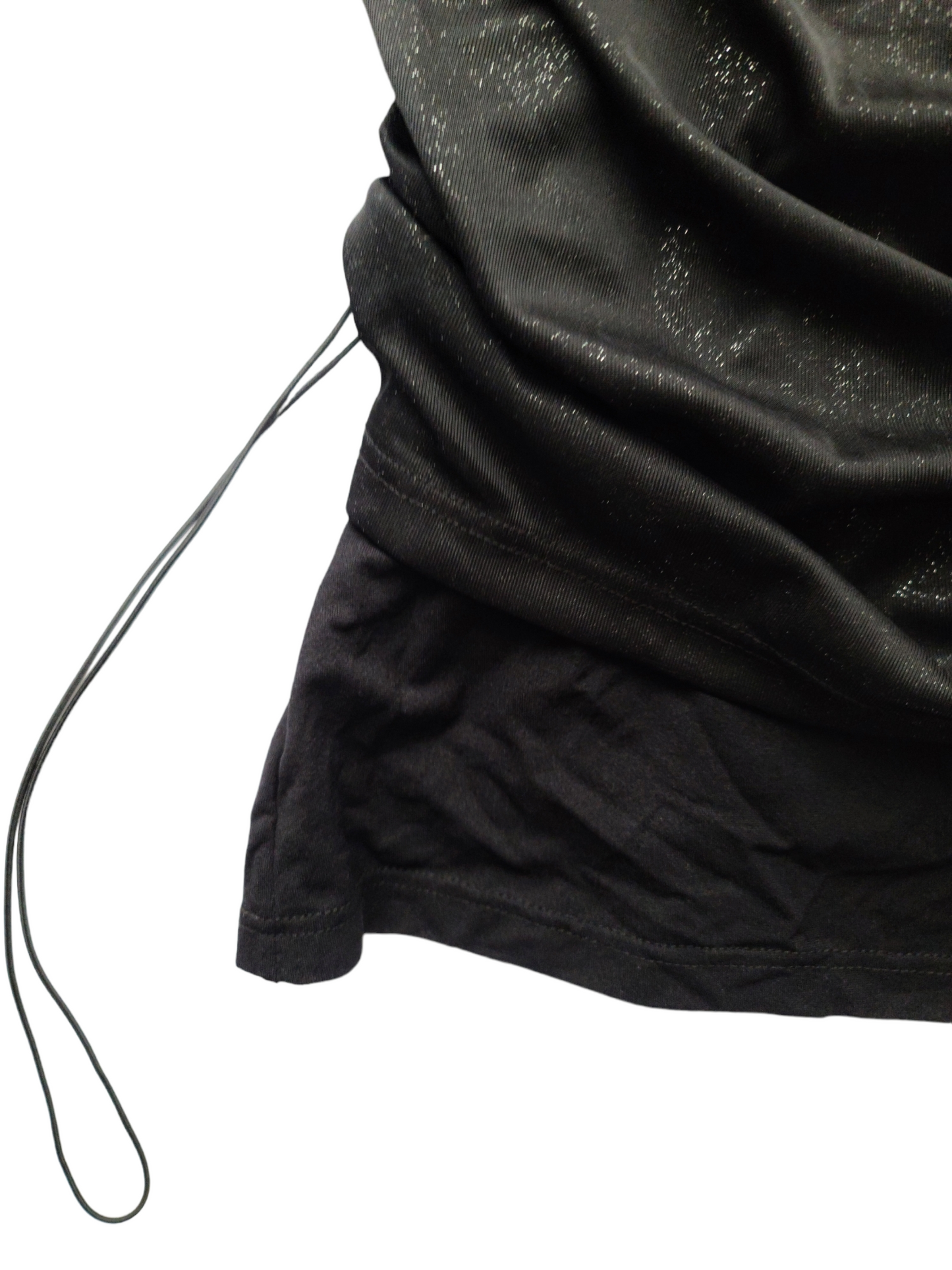 Shiny gorpcore skirt