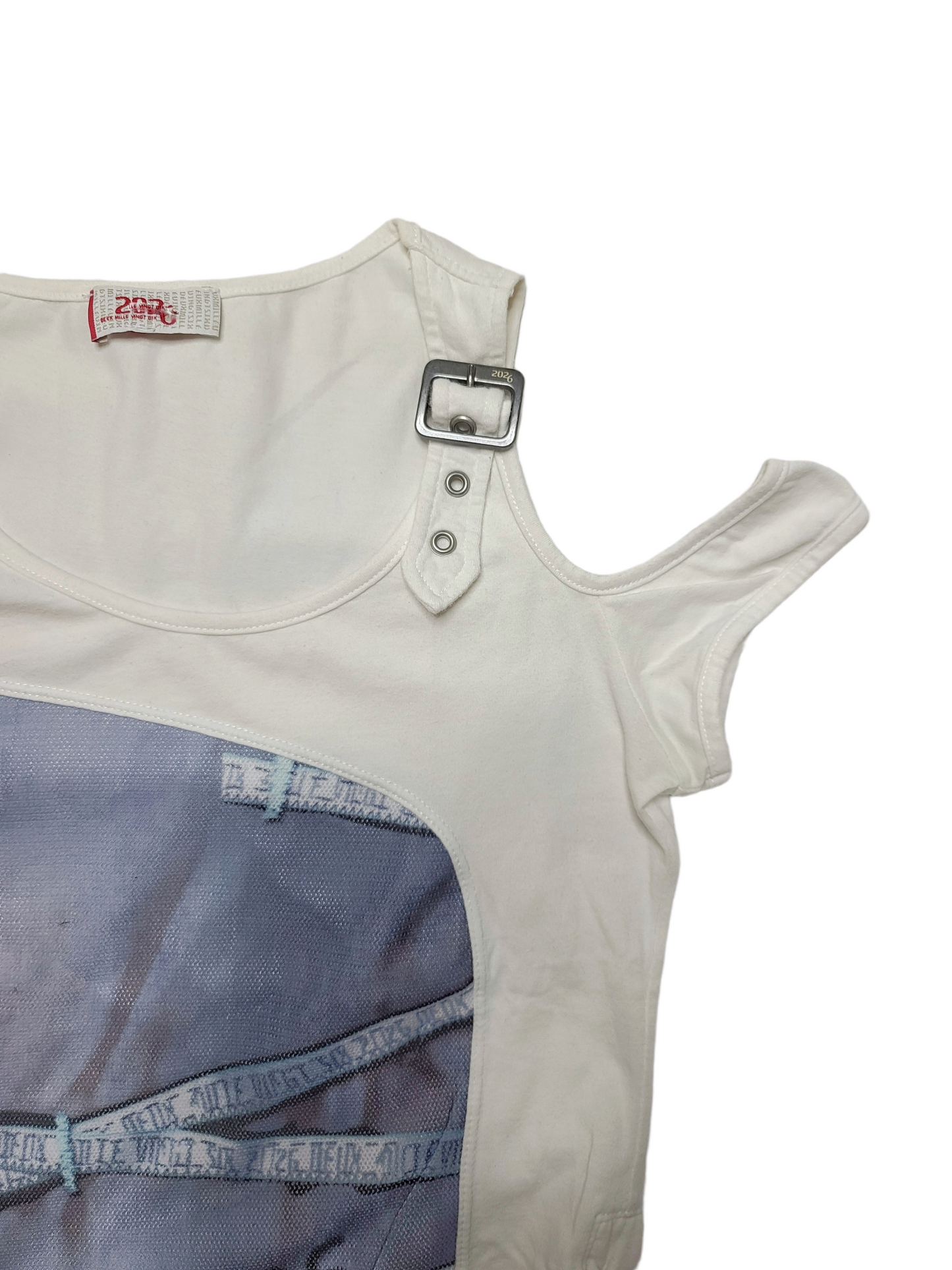 Top cybery2k rave trompe l'oeil - zimfriperie