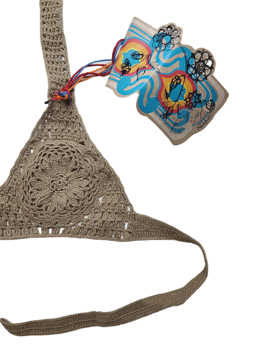 Y2k bohemian crochet top