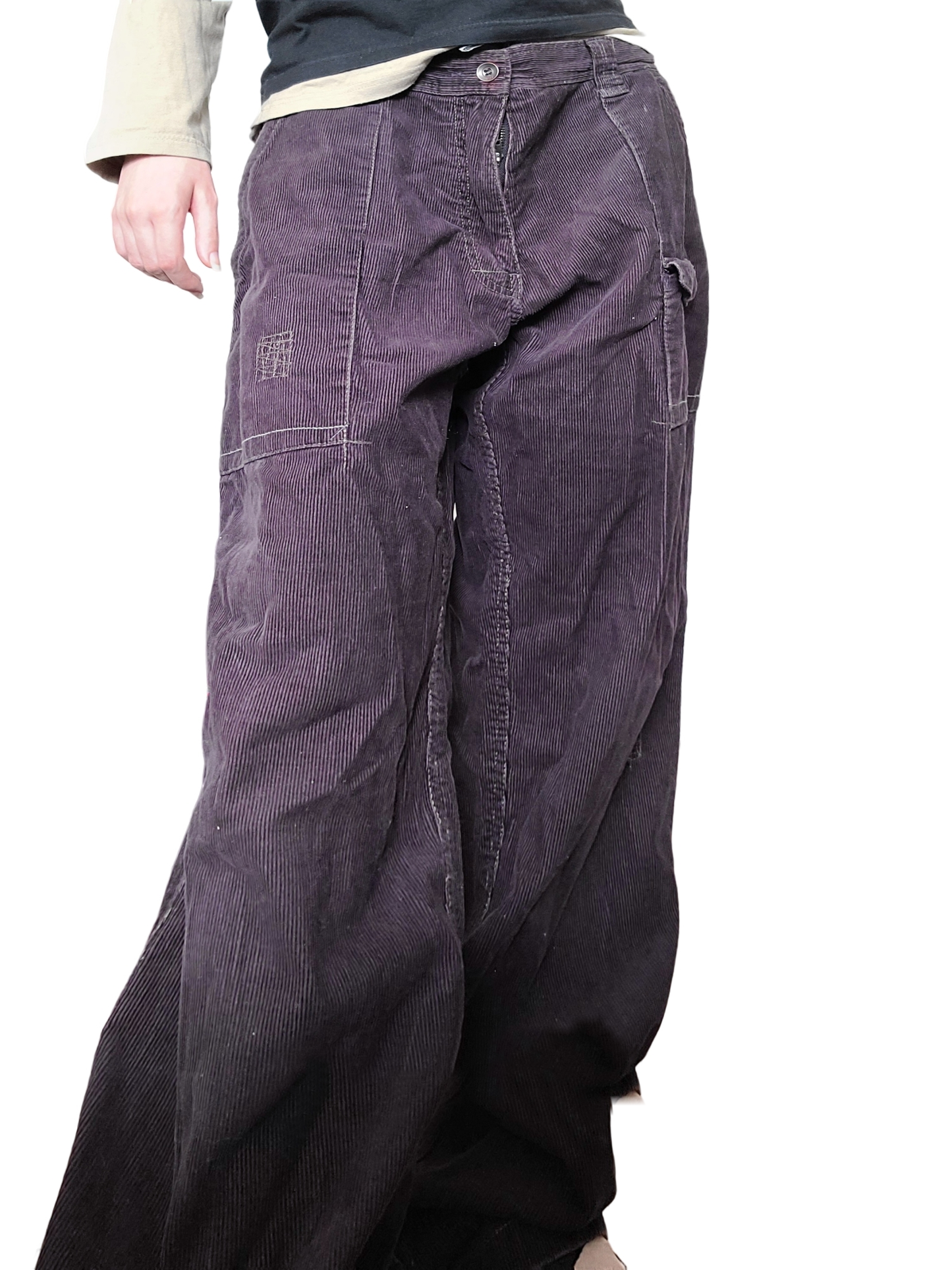 Baggy 90s velours côtelé