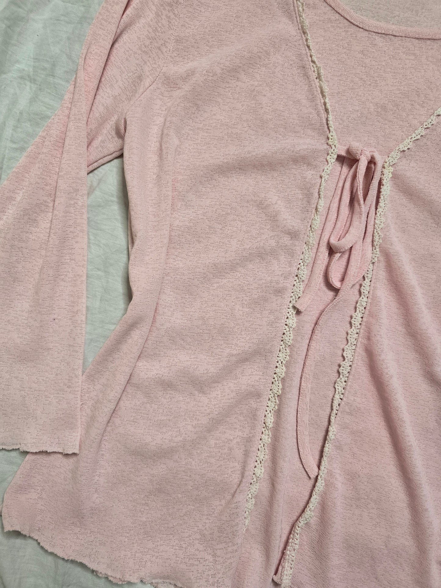 Y2k vintage coquette pink top - zimfriperie