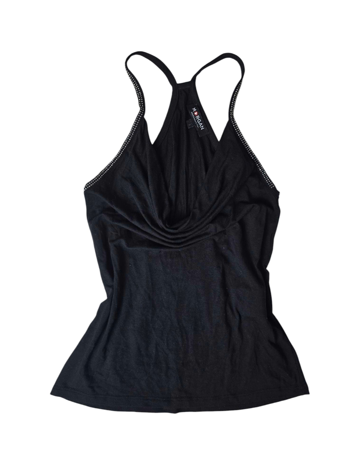 Y2k vintage Morgan de toi draped mcbling top