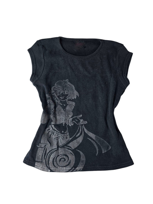 90s vintage softgrunge printed tee